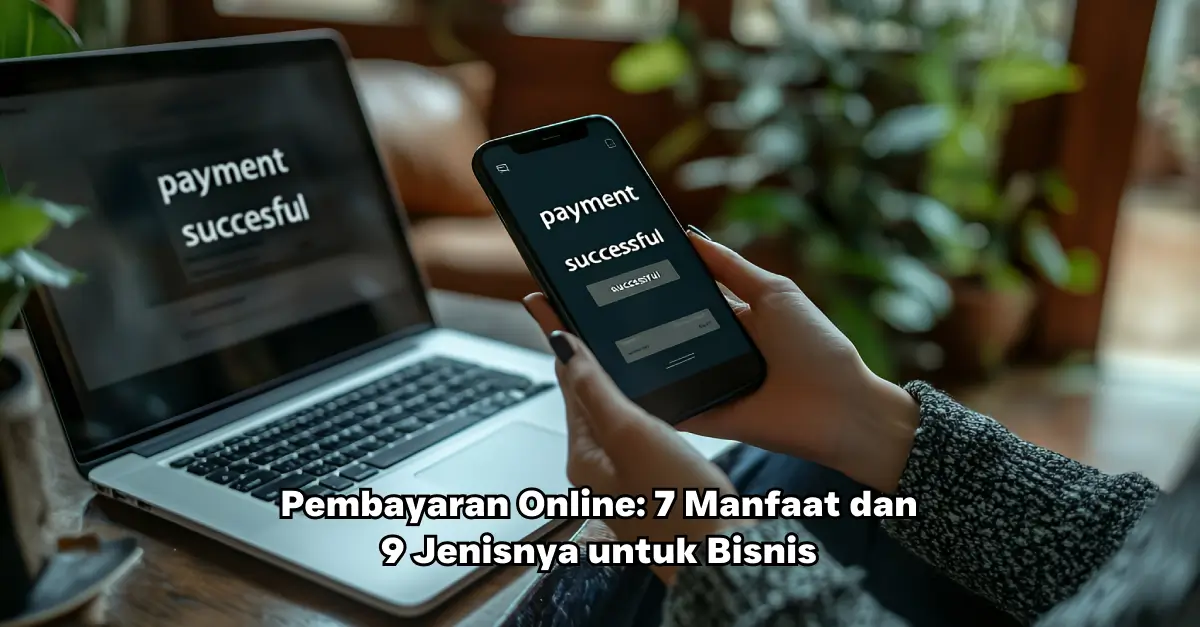 Pembayaran online, manfaat dan jenisnya untuk bisnis di Indonesia